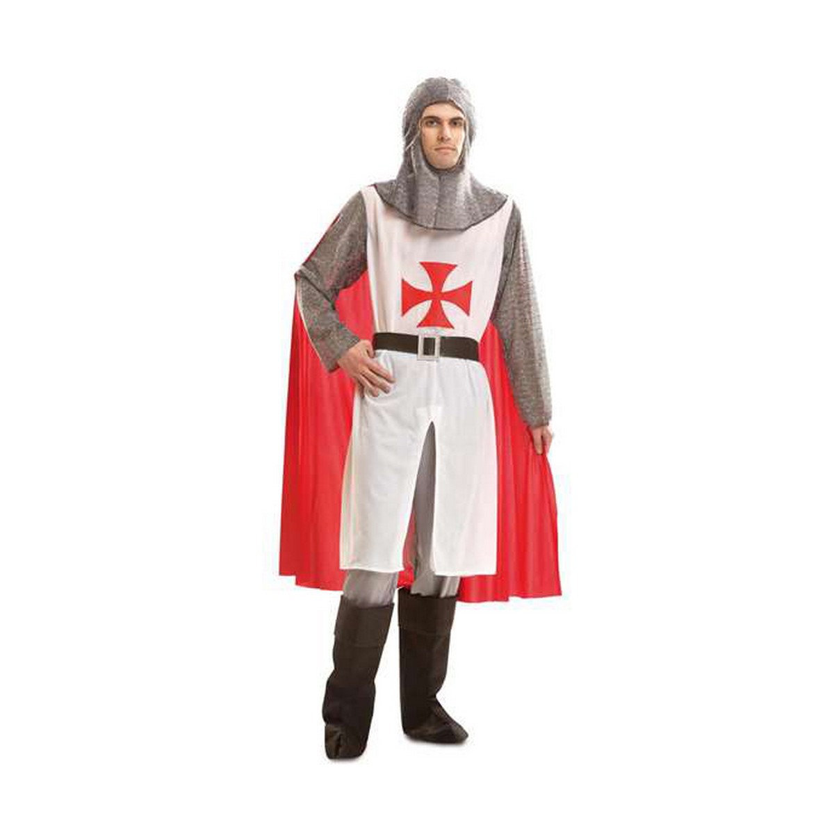 Costume per Adulti Cavaliere Medievale Mantello Taglia:S