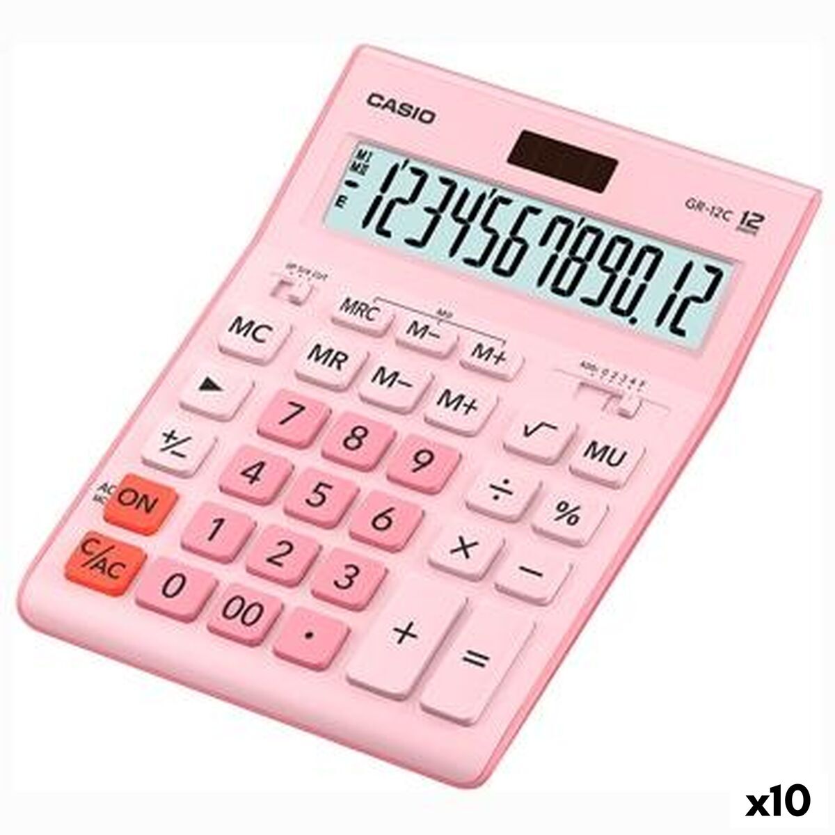 Calcolatrice Casio Rosa (10 Unità)
