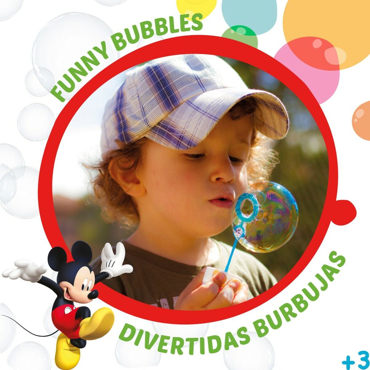Bolle di Sapone Mickey Mouse 60 ml 3,8 x 11,5 x 3,8 cm (216 Unità) - Image 5