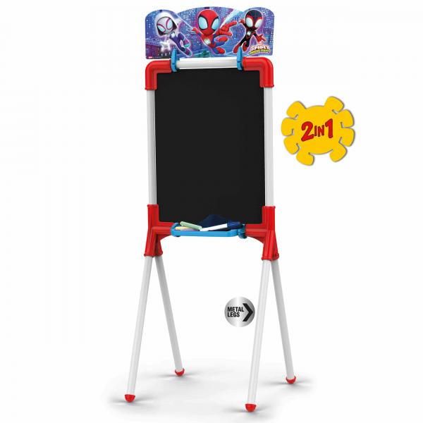 Lavagna 2 in 1 Spidey Magnetica Accessori x 12 37 x 32 x 98 cm
