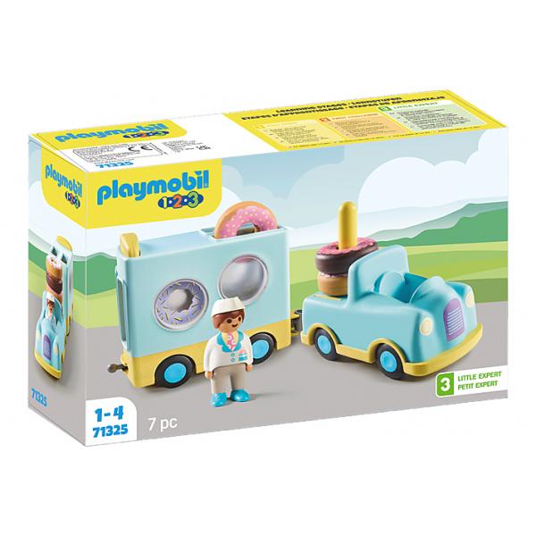 Playset Playmobil 71325 Camion Ciambella 7 Pezzi