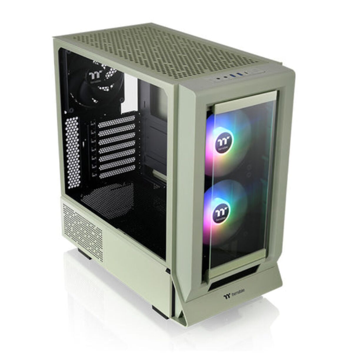 Case computer desktop ATX THERMALTAKE Ceres 350 MX Verde