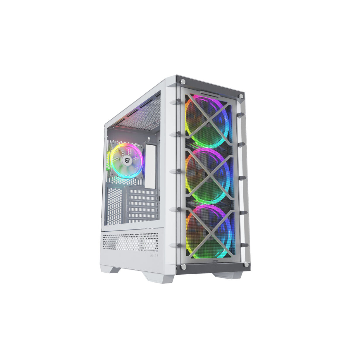 Case computer desktop ATX Nfortec NF-CS-DRACOX-W