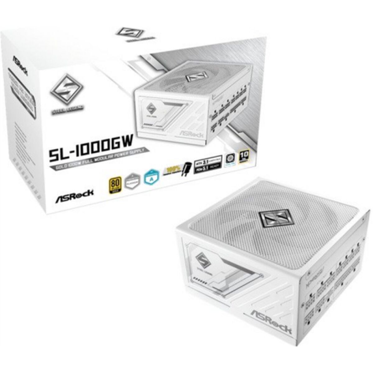 Fonte di Alimentazione ASRock 90-UXS100-GFEABA 1000 W 80 Plus Gold