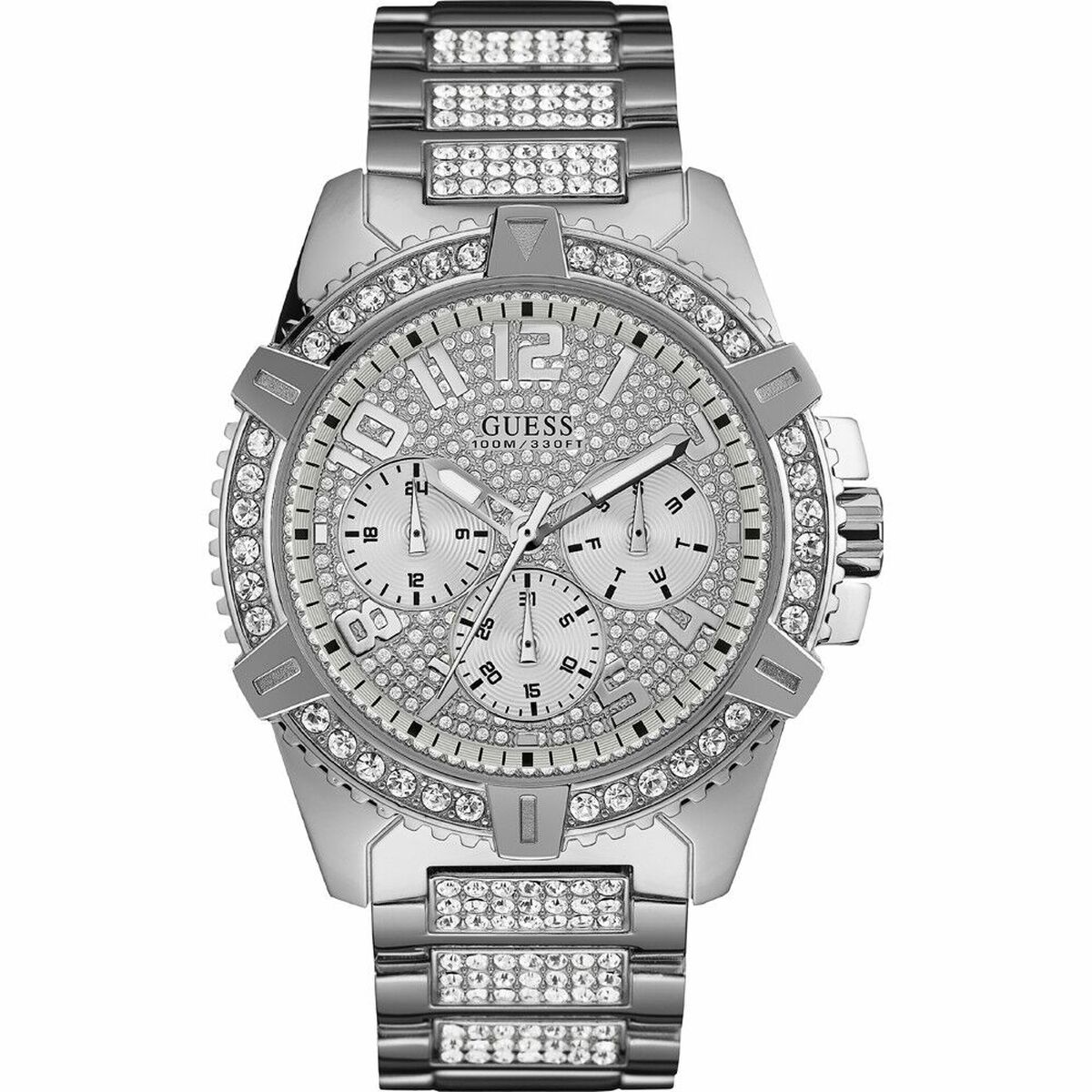 Orologio Uomo Guess W0799G1 Argentato (Ø 48 mm)