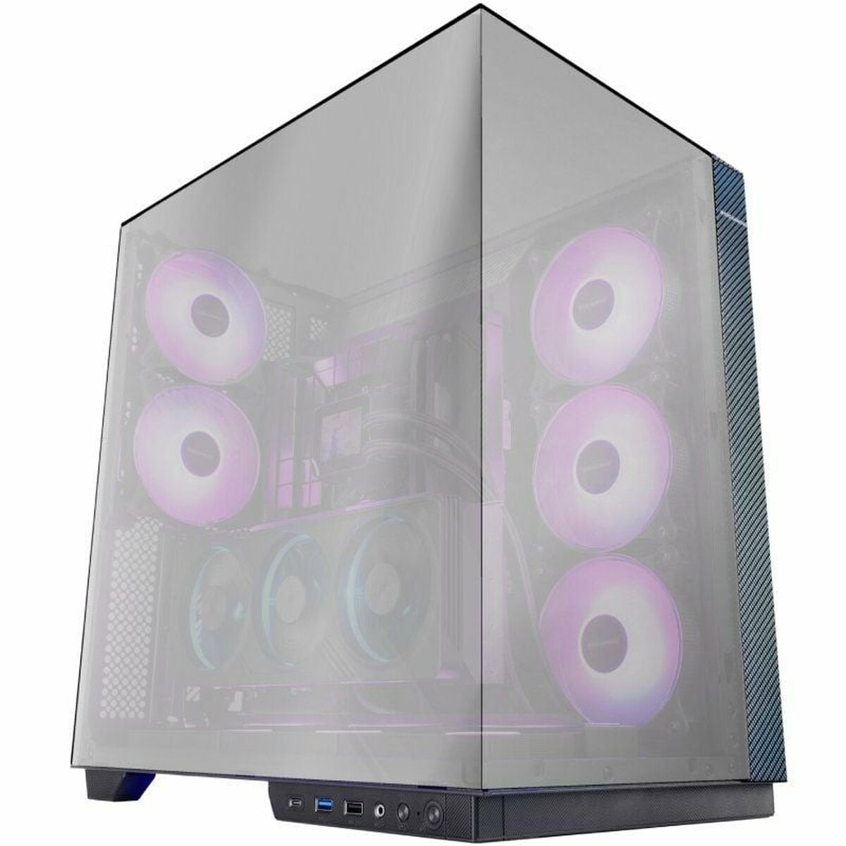 Case computer desktop ATX Mars Gaming MC3GFPRO Nero