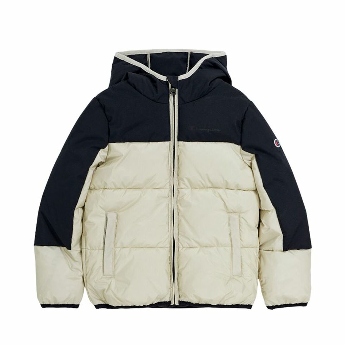 Giacca Sportiva da Uomo Champion Hooded Beige Taglia:L