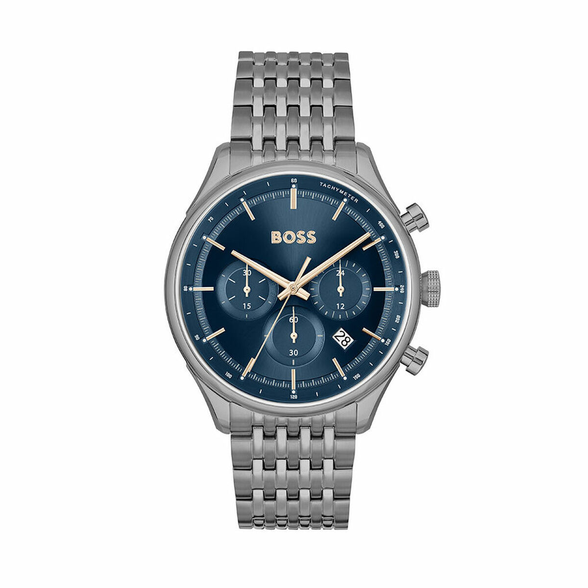 Orologio Unisex Hugo Boss 1514083 Blu Marino Grigio scuro (Ø 45 mm)