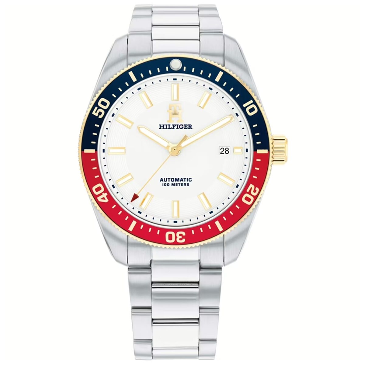 Orologio Uomo Tommy Hilfiger TH85 Bianco Argentato (Ø 40 mm)