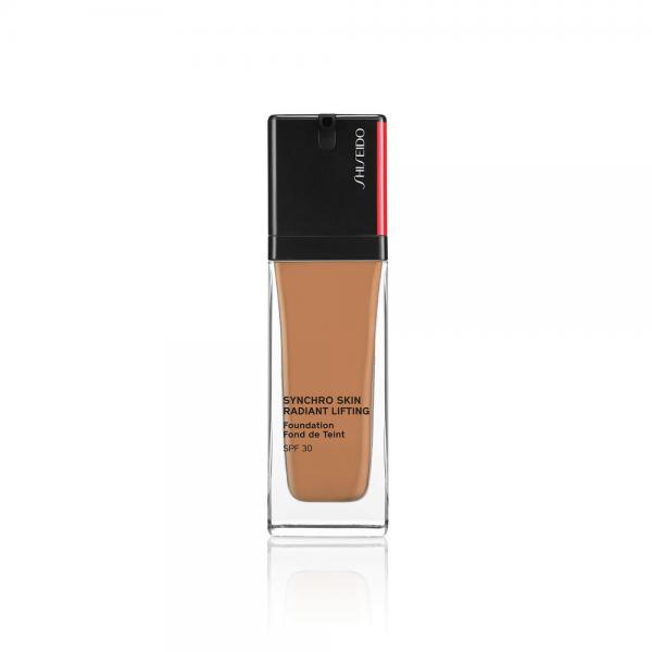 Base per Trucco Fluida Shiseido Synchro Skin Radiant Lifting Nº 410 Sunstone 30 ml Spf 30 Spf 15