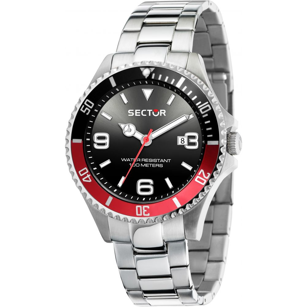 Orologio Uomo Sector 230 Nero (Ø 43 mm)