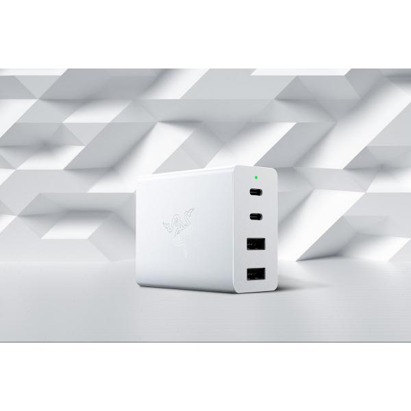 Caricabatterie da Parete Razer RC21-01700200-R3M1 Bianco 130 W