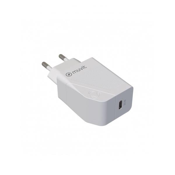 Caricabatterie da Parete Muvit MCACC0014 30 W Bianco
