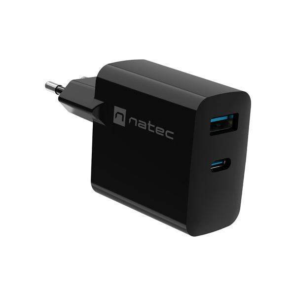 Caricabatterie da Parete Natec Nero 45 W (1 Unità)