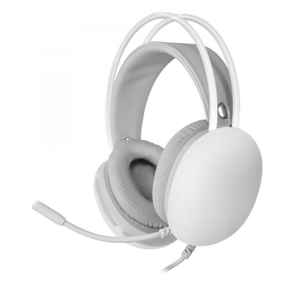 Auricolari con Microfono Mars Gaming MH-GLOW Bianco RGB