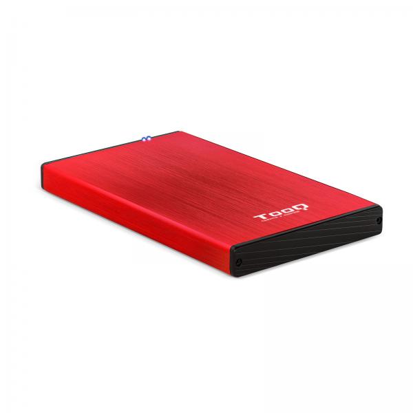 Custodia Hard Disk TooQ TQE-2527 SATA III USB 3.0 2,5" 3,5" Colore:Rosso