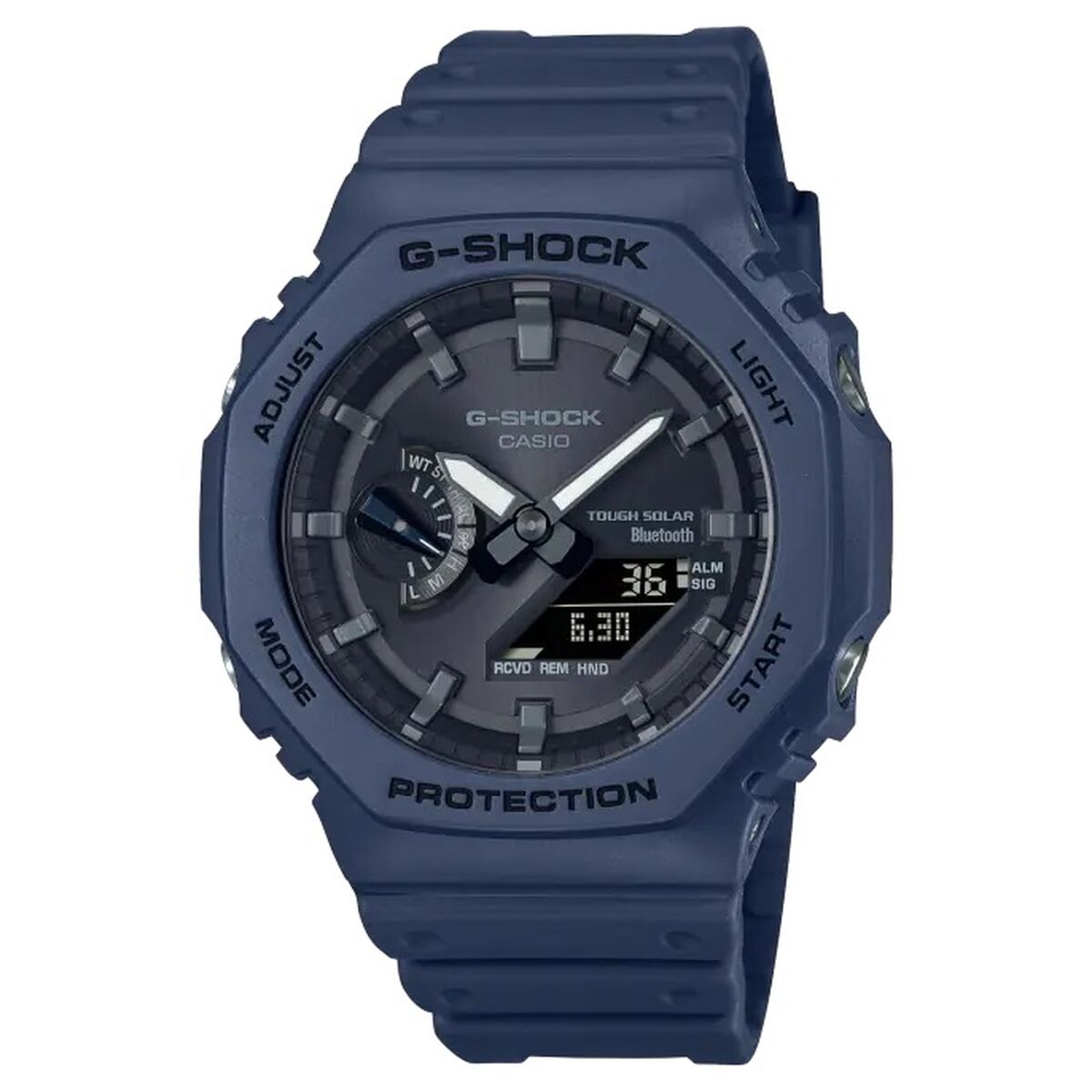 Orologio Uomo Casio NEW OAK  - BLUETOOTH + TOUGH SOLAR Nero (Ø 44,5 mm) (Ø 45,5 mm)