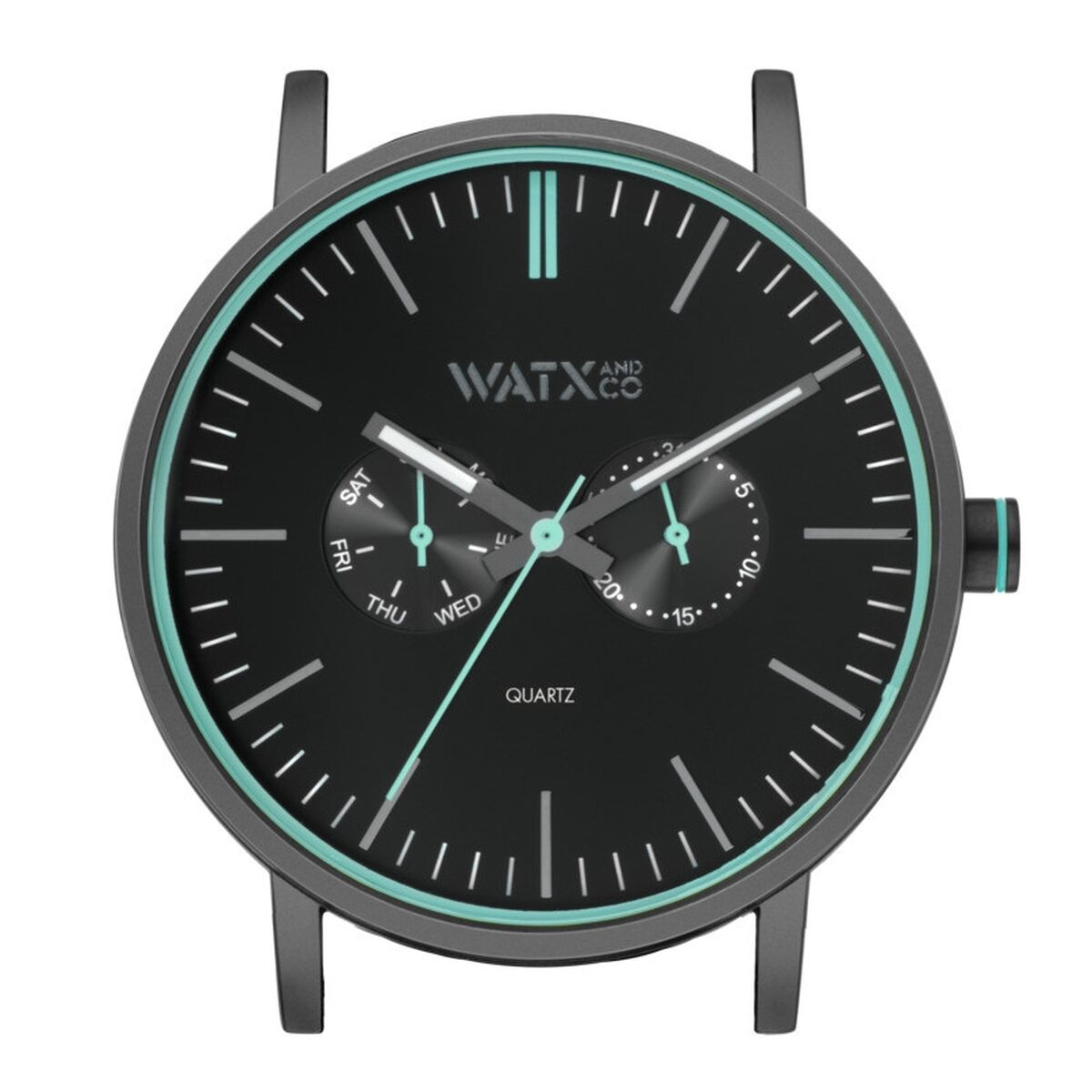 Orologio Unisex Watx & Colors  WXCA2718 Nero (Ø 44 mm)