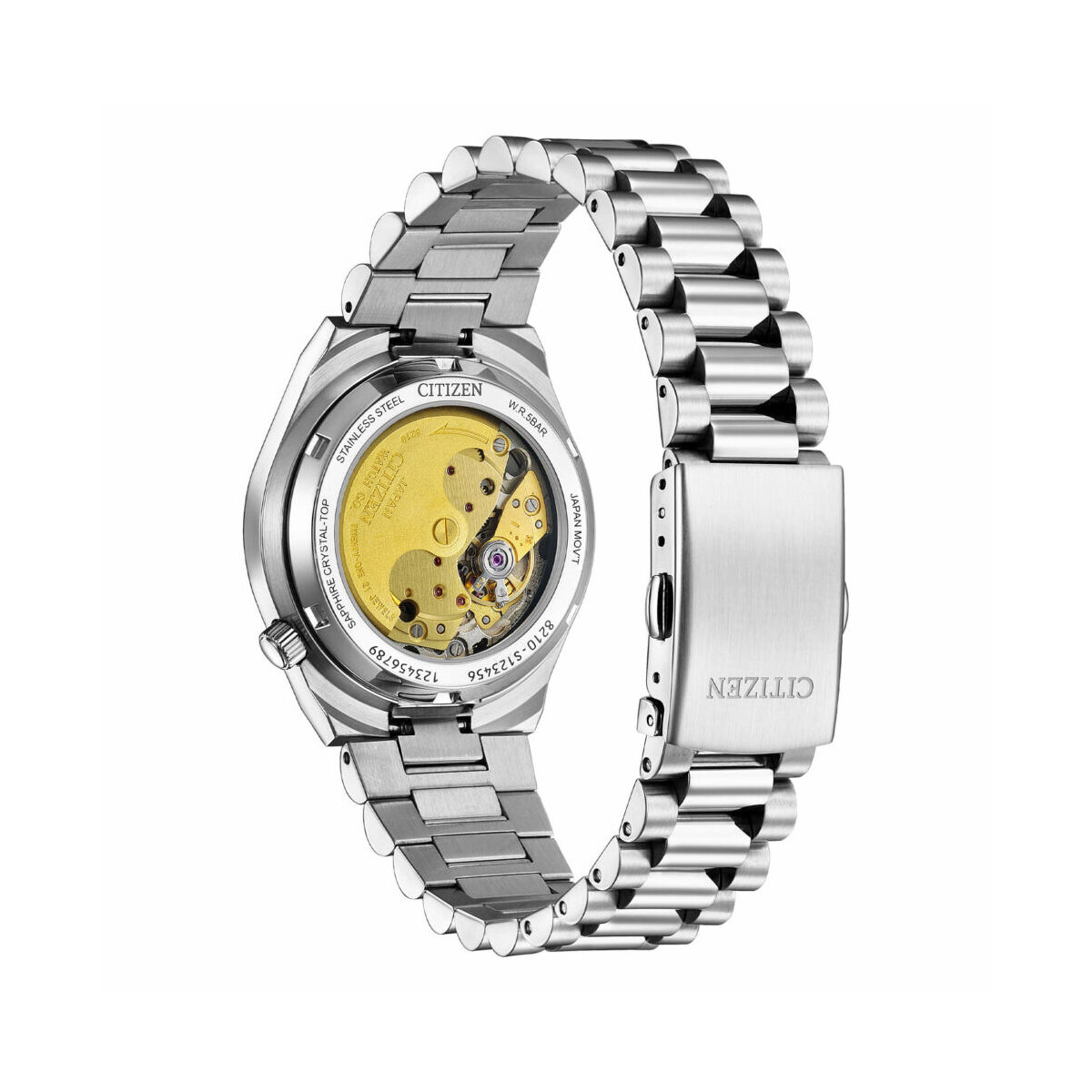 Orologio Unisex Citizen TSUYOSA Automatic Argentato (Ø 37 mm) - Image 3