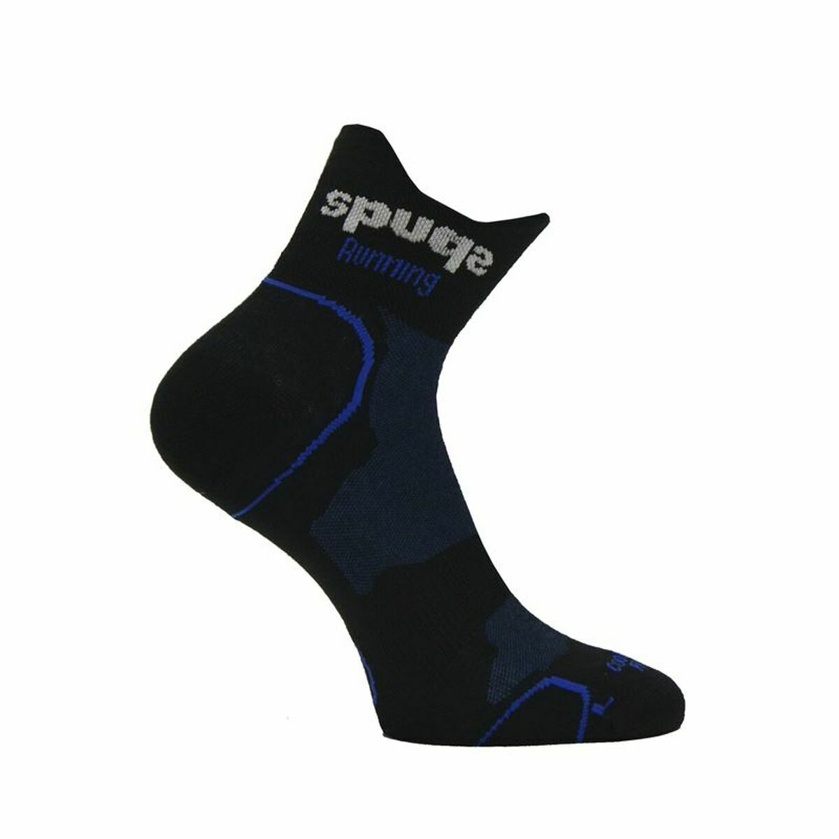 Calzini Sportivi Spuqs Coolmax Speed Nero Taglia Calzatura:Taglia Calzatura - 37-39
