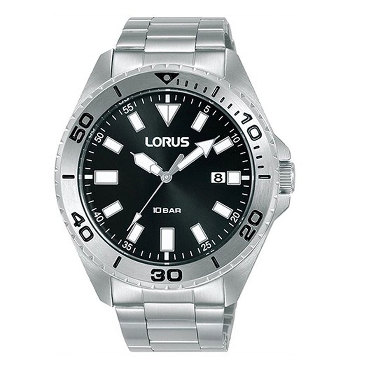 Orologio Uomo Lorus RXH59KX9 Argentato