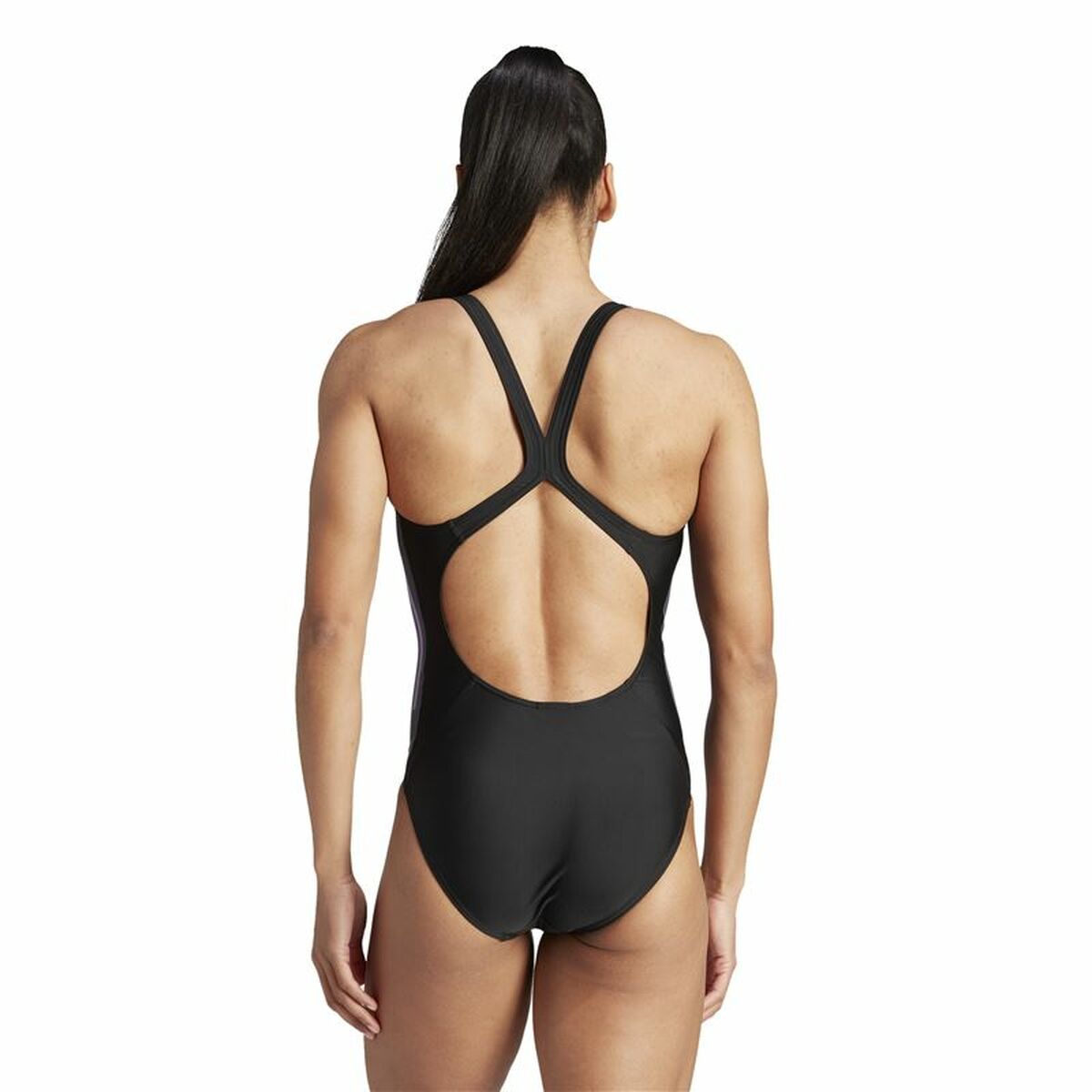 Costume da Bagno Donna Adidas 3S Cb Nero Taglia:44 - Image 3