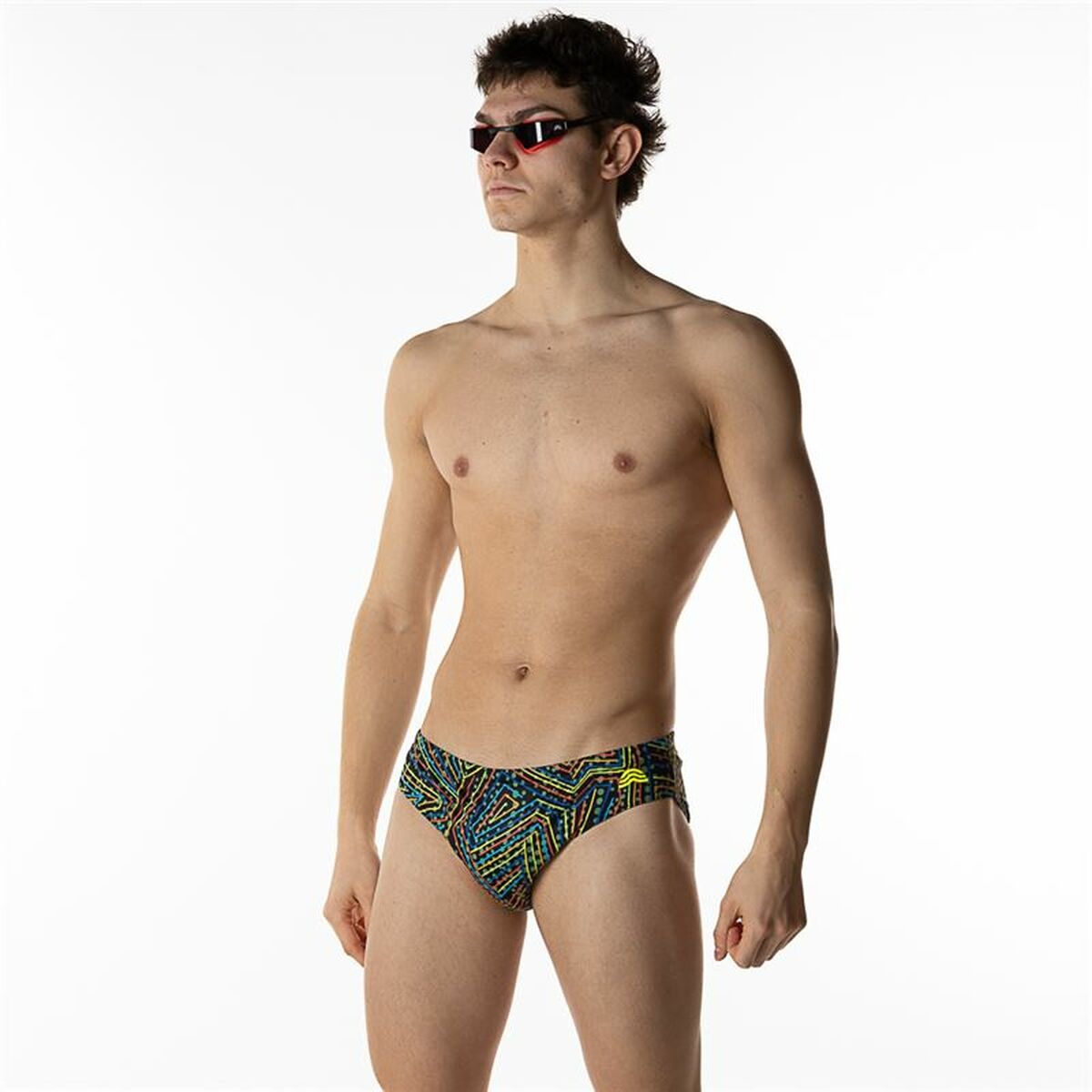 Costume da Bagno Uomo Aquarapid Nix Nero Taglia:48