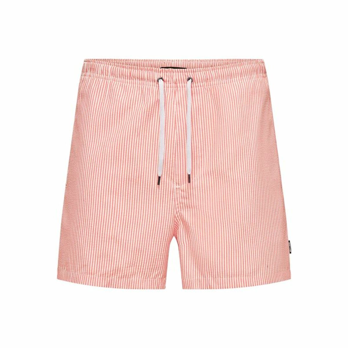 Costume da Bagno Uomo Only & Sons Onsted Stripe Seersucker Rosa Taglia:XL