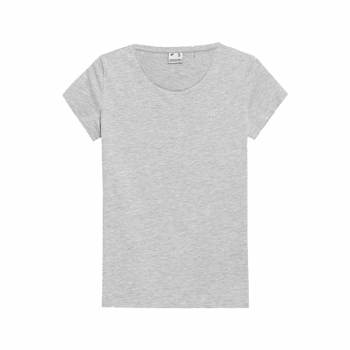 Maglia a Maniche Corte Donna 4F Grigio Taglia:S