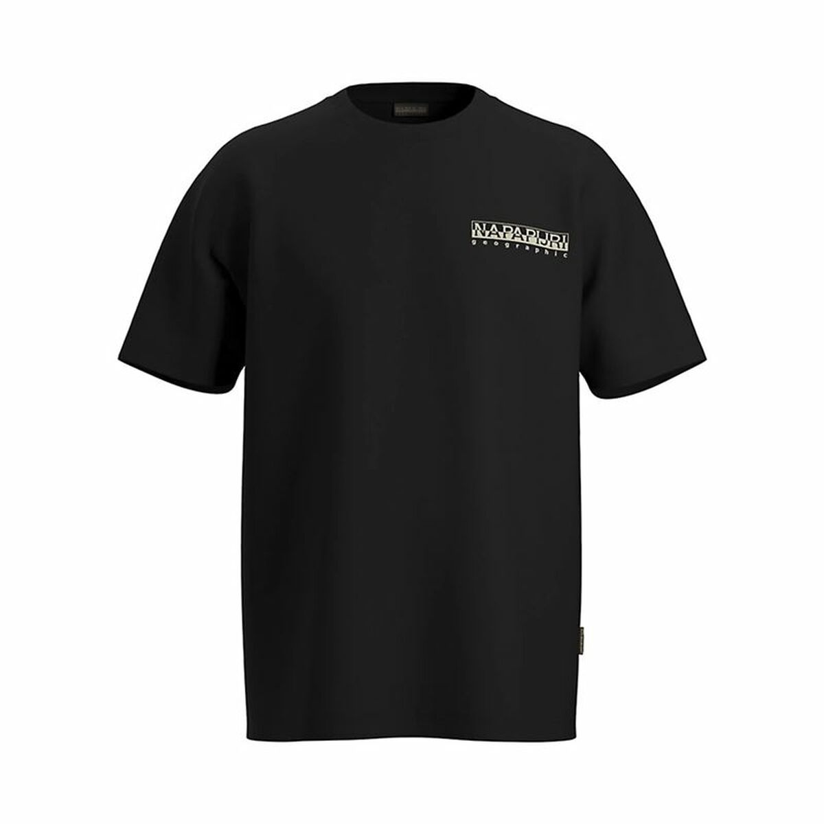 Maglia a Maniche Corte Uomo Napapijri S-Gouin Nero Taglia:L
