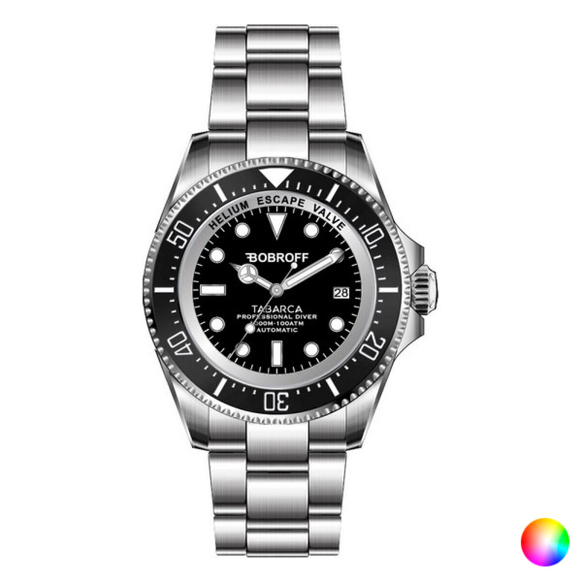 Orologio Uomo Bobroff BF00 (Ø 44 mm) Colore:Nero