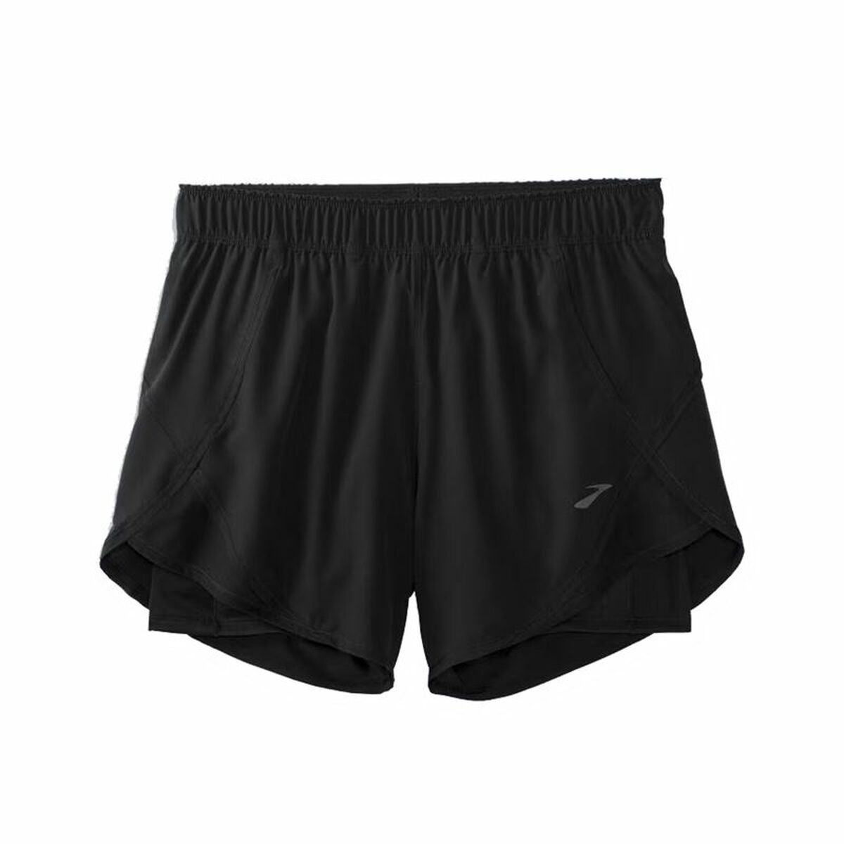 Pantaloncini Sportivi da Donna Brooks Chaser 5" 2-in-1 Nero Taglia:XS