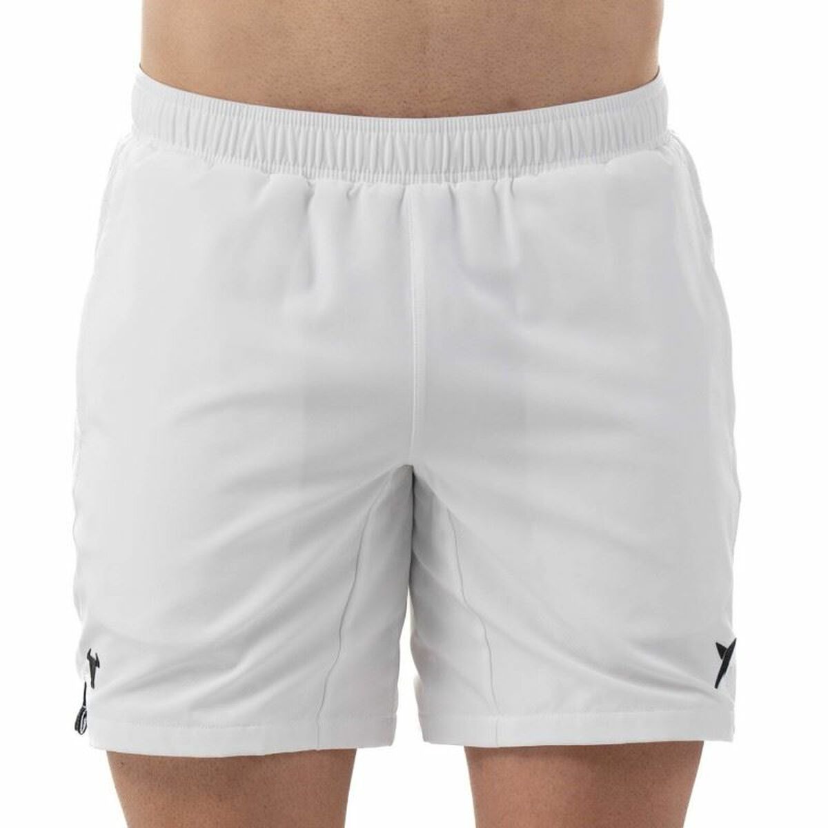 Pantaloni Corti Sportivi da Uomo Drop Shot Abian Campa Bianco Taglia:L