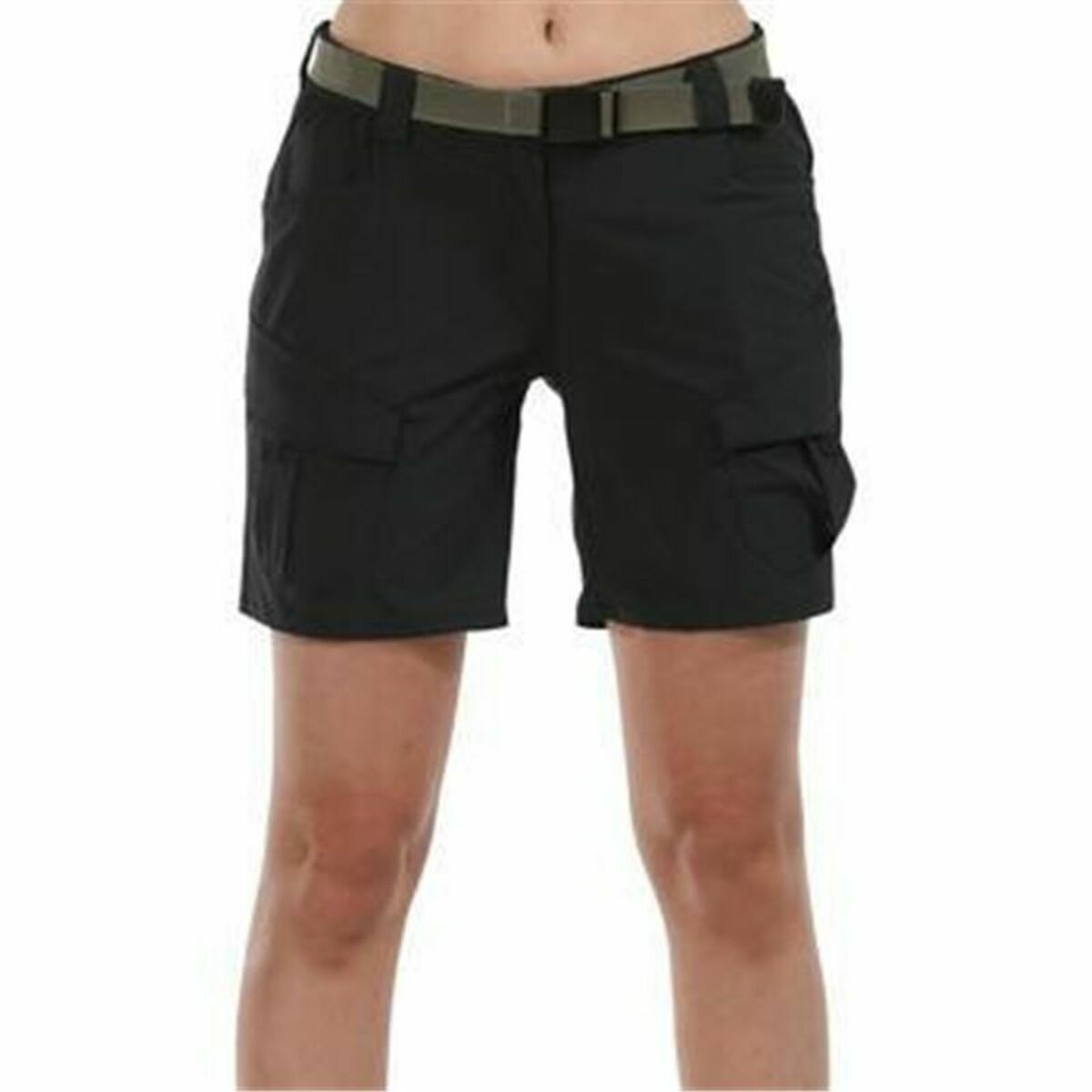 Pantaloncino Sportivo +8000 Nacer Nero Montagna Taglia:S