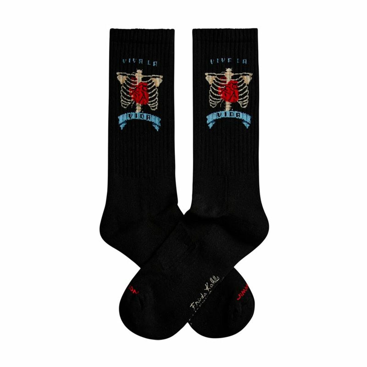 Calzini Sportivi Jimmy Lion Athletic Frida Heart Nero Taglia Calzatura:36-40