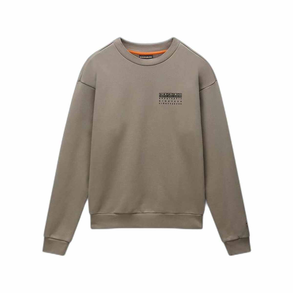 Felpa senza Cappuccio Uomo Napapijri B-Premium C Beige Brindle 2 Taglia:M