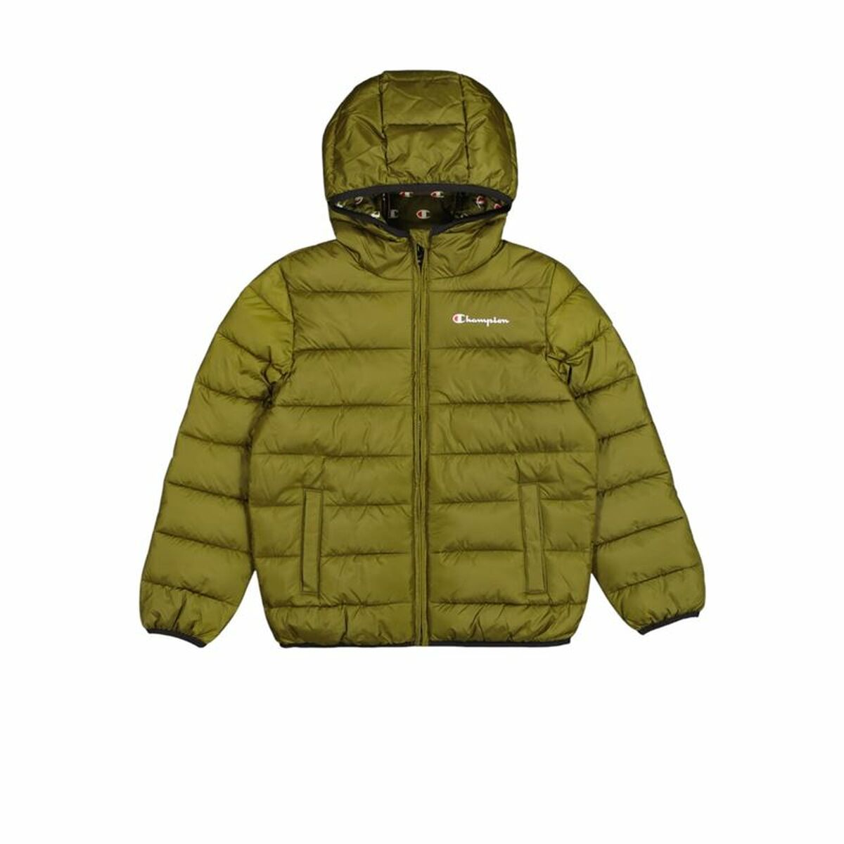 Giacca Sportiva da Uomo Champion Hooded Verde Taglia:L