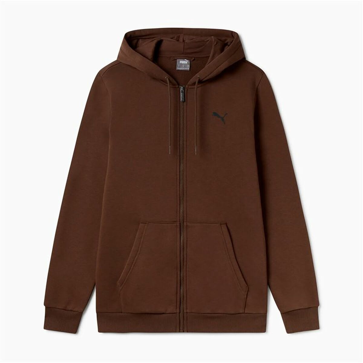 Felpa con Cappuccio Uomo Puma Essentials+ Graphic Marrone Taglia:S