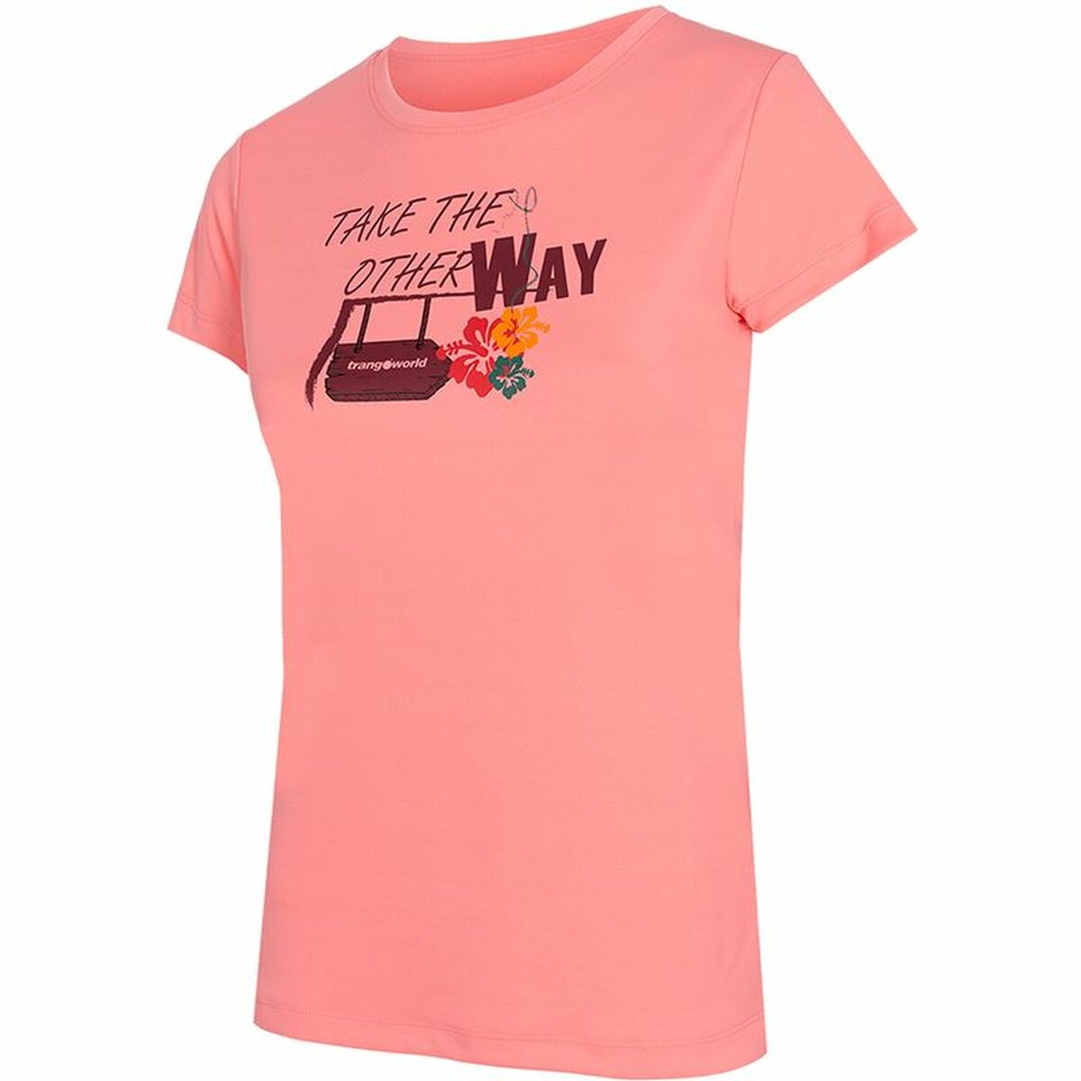 Maglia a Maniche Corte Donna Trangoworld Myra Rosa Taglia:L