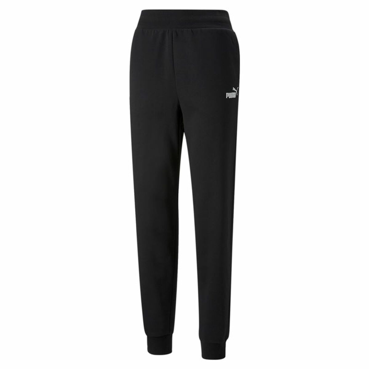 Pantalone di Tuta per Adulti Puma ESS+ Embroidery High-Waist Donna Nero Taglia:L