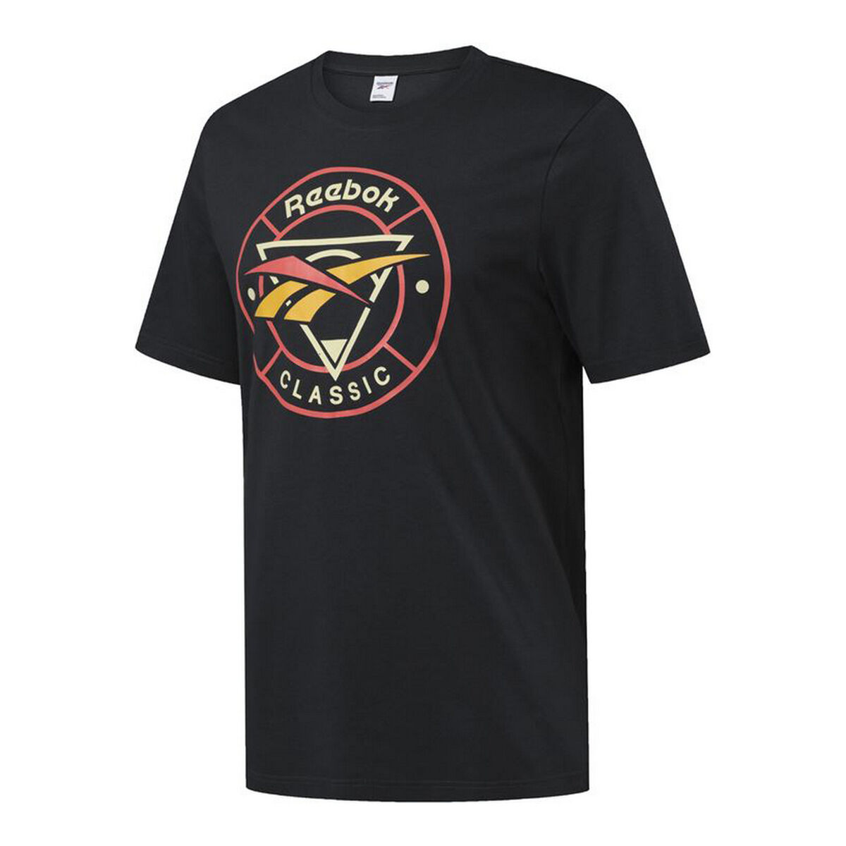 Maglia a Maniche Corte Uomo Reebok  Classic Trail Nero Taglia:L