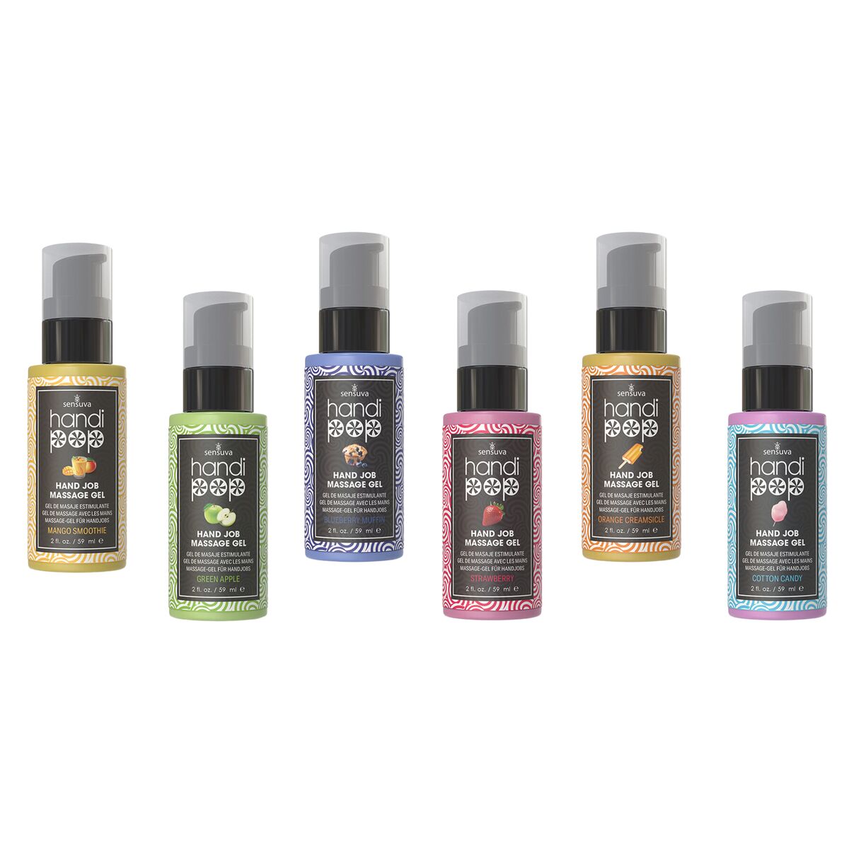 Olio per Massaggio Erotico Sensuva 59 ml 12 Unità