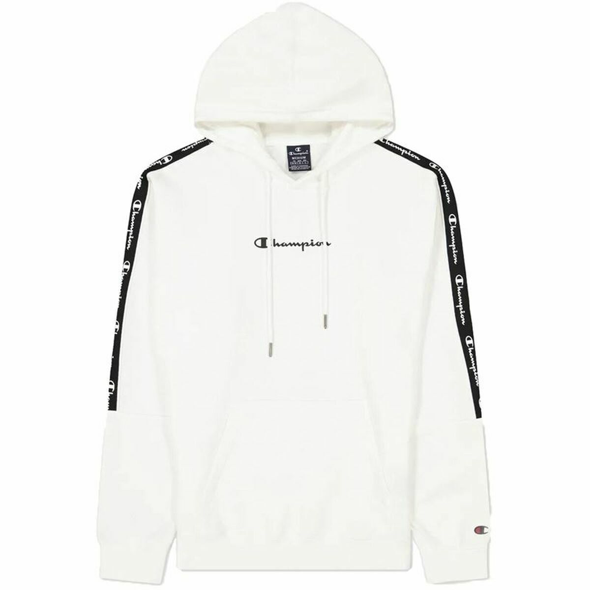 Felpa con Cappuccio Uomo Champion Bianco Taglia:M