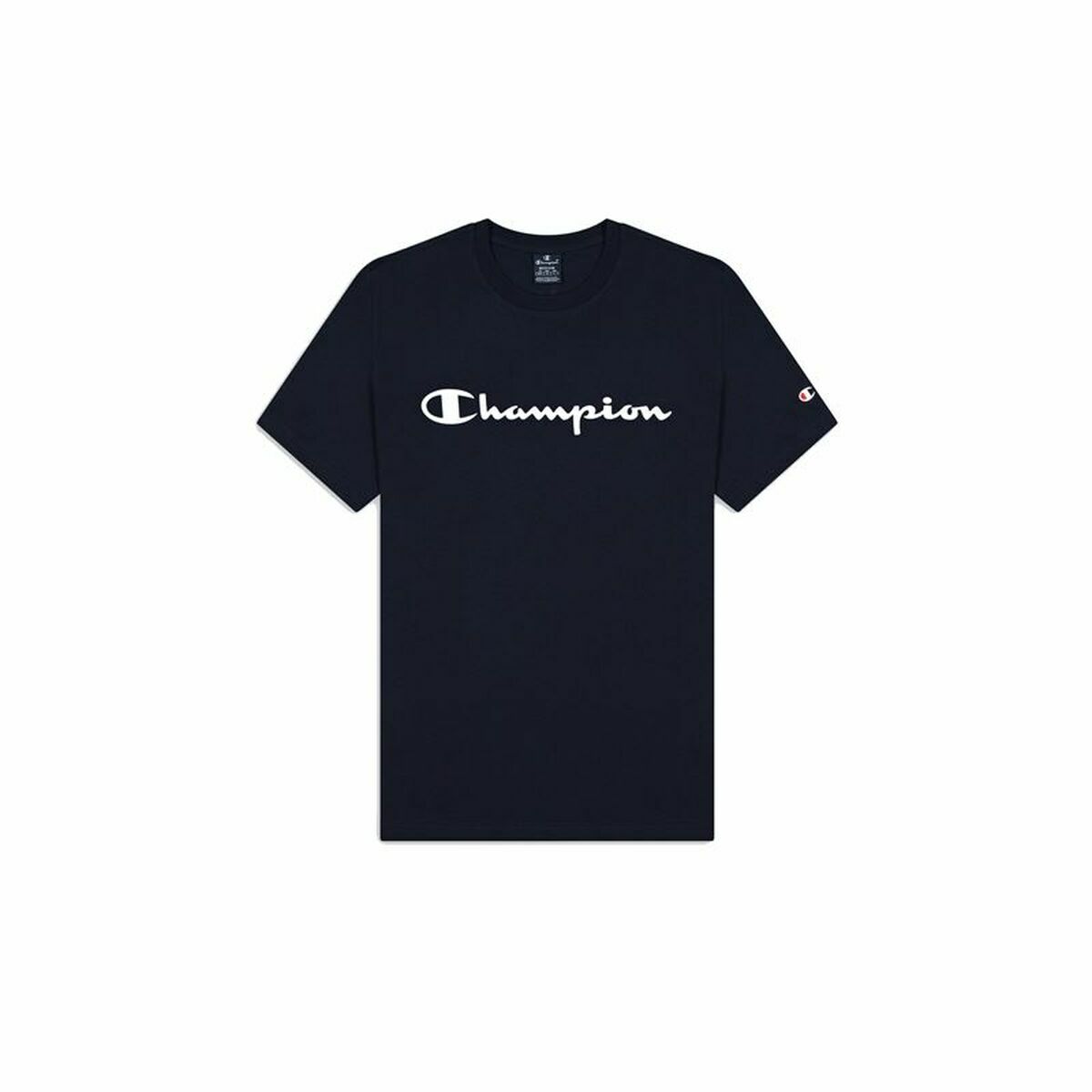 Maglia a Maniche Corte Uomo Champion Crewneck Azzurro Taglia:M