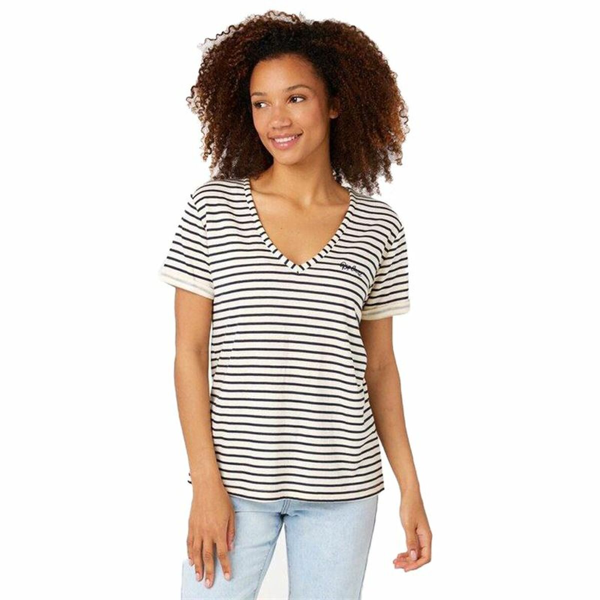 Maglia a Maniche Corte Rip Curl Limonade Nero Taglia:S