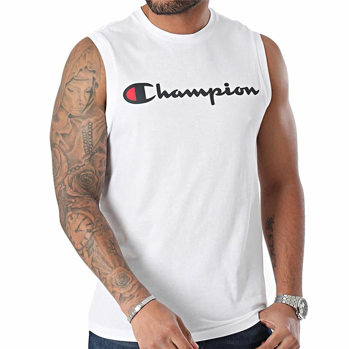 Canotta Uomo Champion Crewneck Taglia:L