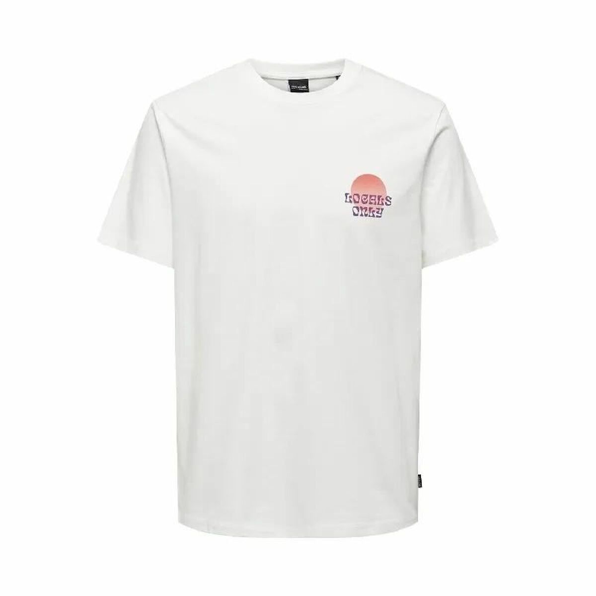 Maglia a Maniche Corte Uomo Only & Sons Onskye Reg Bianco Taglia:XL