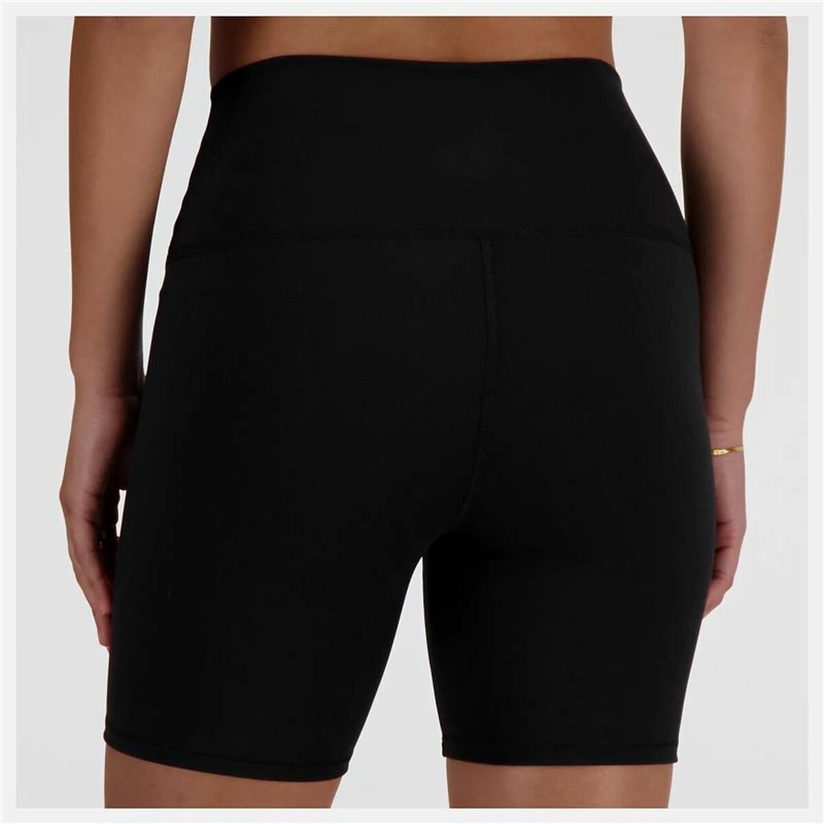 Pantaloncini da Donna New Balance Nb Harmony High Rise Nero Taglia:L - Image 4