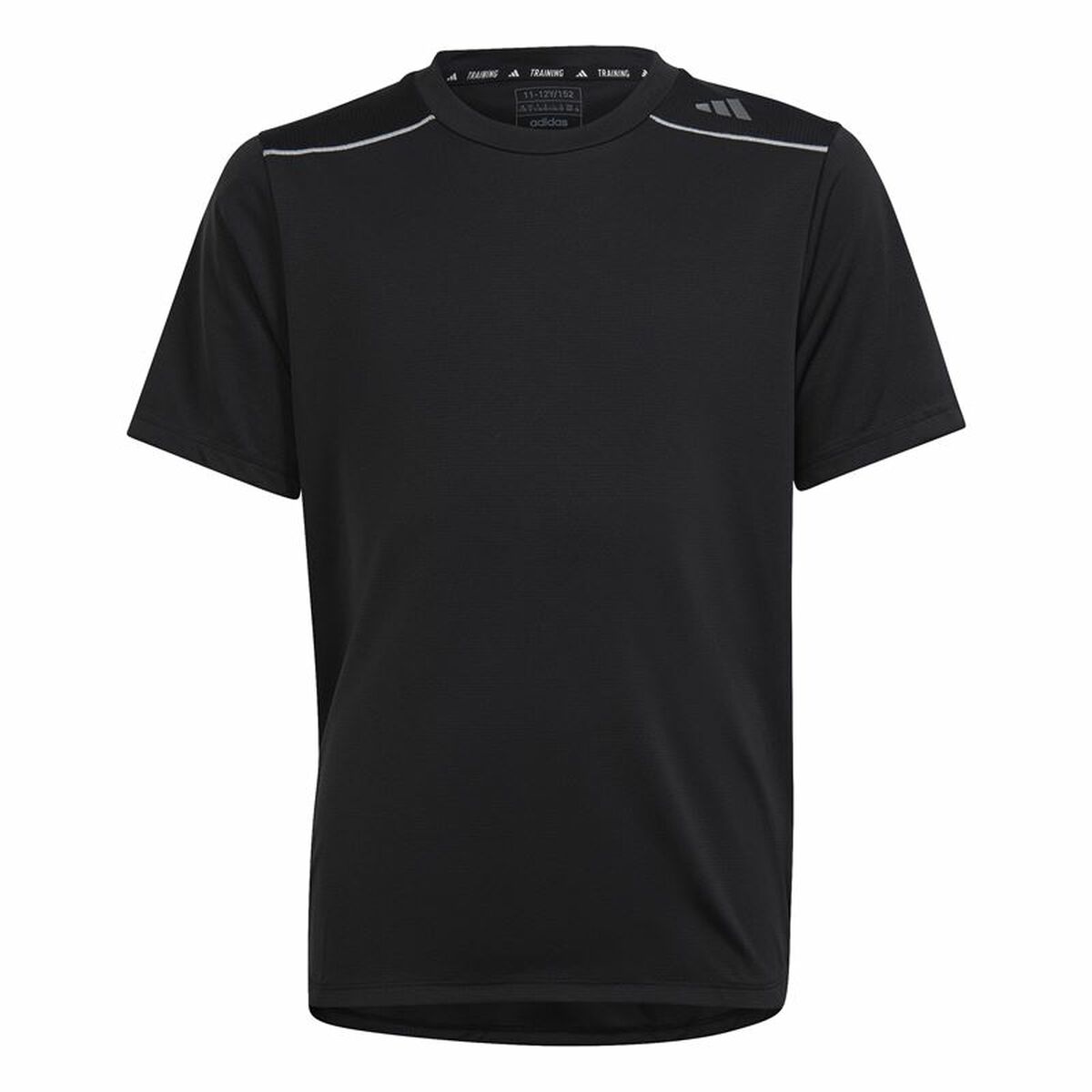Maglia a Maniche Corte per Bambini Adidas Aeroready Nero Taglia:9-10 Anni