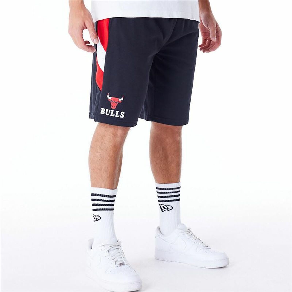 Pantaloncino Sportivo New Era NBA Chicago Bulls Nero Taglia:L